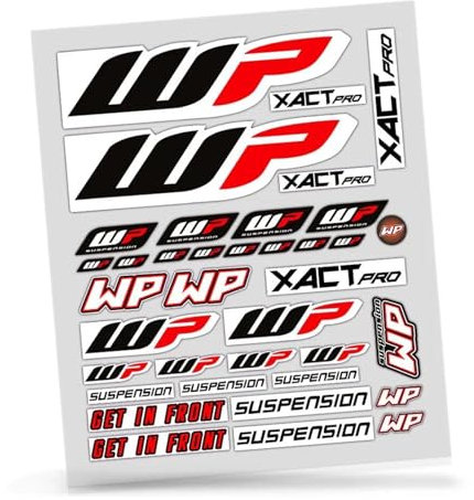 Adhesivo Reflectante Para Horquilla De Suspensión De Carreras Para KTM RC200 390 SX SXF MXC XCW EXCR Duke 250 390 690 790 1290 WP(Negro)