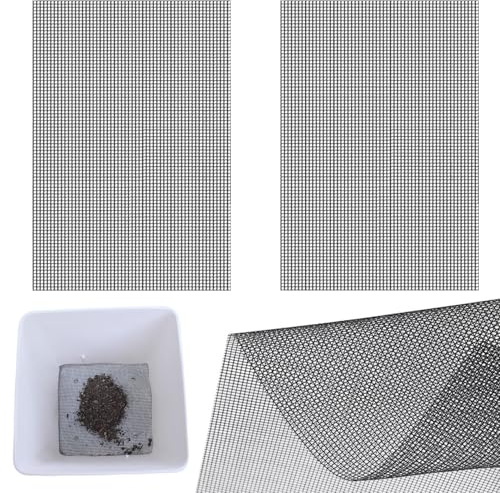 Motrijuka 10-Pack Plant Pot Drainage Mesh Screens, 30 * 20cm Fiberglass Grid Mats for Optimal Water Flow and Soil Retention