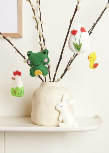 Aufhänger Filz-Osterfiguren 2D, 5 Stk