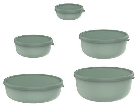 Mepal - Mikrowellengeschir set 5 teilig Lumina - 7.5 l - Nordic sage