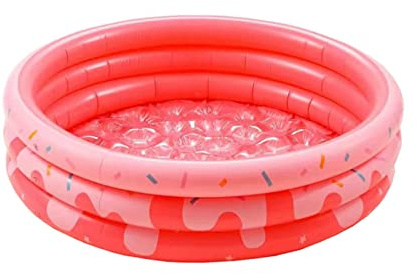 APLVFFZH Piscina Inflable Infantil Piscina Desmontable Jardín Baño PVC con Suelo Burbuja Y Fácil Drenaje Adecuada para Infantes Actividades Recreativas Piscina, Interior 70cm Alto 27cm