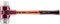 Simplex Schonhammer, Superplastik / Weichmetall; mit Tempergussgehäuse und hochwertigem Holzstiel | D=50 mm | 3079.050