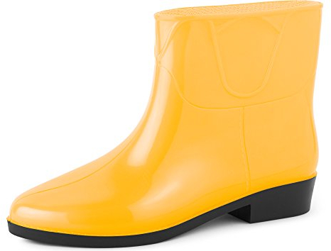 Ladeheid Stivali in Gomma Donna LAZT201801 (Giallo, 37 EU)
