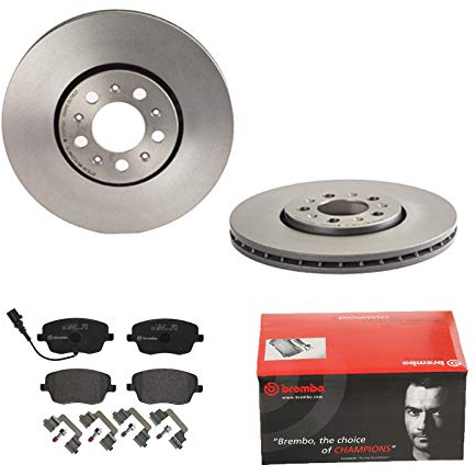 BREMBO BREMSSCHEIBEN Ø288MM + BREMSBELÄGE VORNE FÜR SKODA ROOMSTER FABIA I SEAT