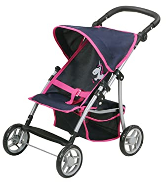 Knorrtoys 16876 - Puppenbuggy Liba - UMA.Das Einhorn blue