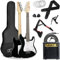 3rd Avenue XF 3/4 Size Electric Guitar Ultimate Kit with 10W Amp, Cable, Stand, Gig Bag, Strap, Spare Strings, Picks, Capo – Black