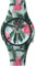 Doodle Watch Damenuhr Nature Mood Tattoouhr Palmen Flamingo DO35006