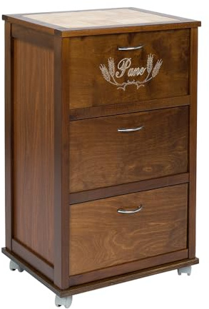 LIBEROSHOPPING.eu - LA TUA CASA IN UN CLIK Carrello in legno mobiletto con ante a ribalta e piano in ceramica (Noce)