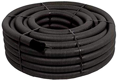 Tubo Corrugato Doppio Strato Cavidotto per impianti elettrici Rotolo 50 metri ((Diametro 50 mm))