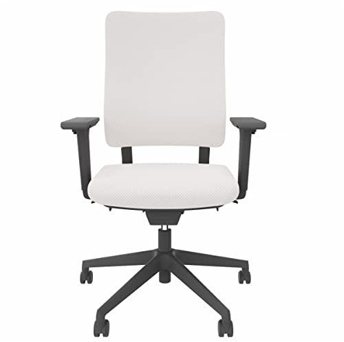 Viasit Drumback Creation, nachhaltiger & ergonomischer Bürostuhl für Zuhause (weiß)