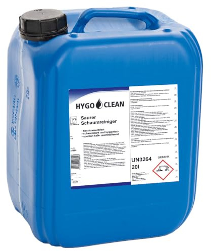 1 Stück Hygoclean Saurer Schaumreiniger, V: 20l, blau, Schaumreiniger, Kalklösend, Fettlösend