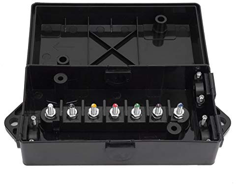 Trailer Junction Box Waterproof Wiring Junction Box, Gang Junction Box Trailer Cables Power Connectors