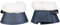 HKM Comfort Gamaschen & Hufglocken 6900 dunkelblau Shetty