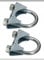 KOTARBAU® 2 x Pernos en U 32mm, Perno redondo, Perno de acero Inoxidable, Perno con tuercas, Soporte De Abrazadera De Mástil De Antena, Montaje De Antena, Perno para fijar tubos, Mordaza para mástiles