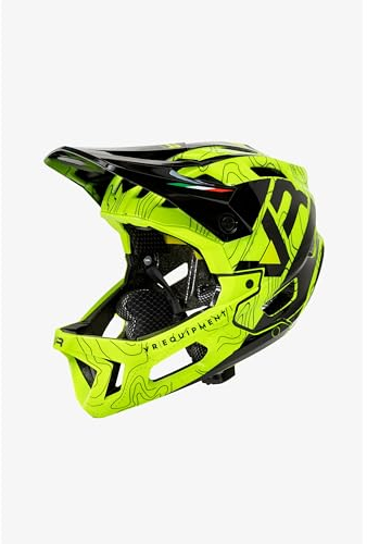 Valentino Rossi Men's Full Face MTB MIPS Helm, Gelb, L