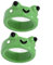 2 Pcs Cute Frog Resin Rings 3D Animal Ring Funny Personalized Jewelry Gift for Birthday Christmas Valentines Day Gift for Women Girls