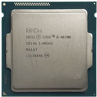 CHYYAC Processeur Intel Core I5-4670K I5 4670K I5 4670K 3,4 GHz Quad-Core Quad-Thread 84W 6M CPU Processeur LGA 1150