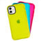 INSTACASE Case Compatible with iPhone 12 Translucent Ultra Impact Shockproof, Protector Compatible with iPhone 12 Heavy Duty, Case Compatible with iPhone 12 Anti-Shock Neon Yellow