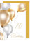 Edition Seidel Premium Glückwunschkarte zum 70. Geburtstag mit Umschlag. Geburtstagskarte Grusskarte Billet Luftballons Karte Happy Birthday Mann Frau (GZ349-70 SW023)