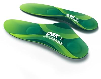 Orthopädische Einlegesohlen für Plattfüße, QBK-Einlagen zur Unterstützung des Fußgewölbes, lindern Plantarfasziitis, Metatarsalgie, Achillessehnenentzündung, Fersensporn, Größe XL