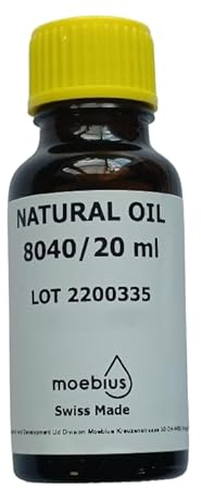 KD89 Moebius - Olio naturale svizzero per pendoli, orologi, movimenti a musica, cucù, contatori e molti settori della meccanica di precisione, 8040 cm