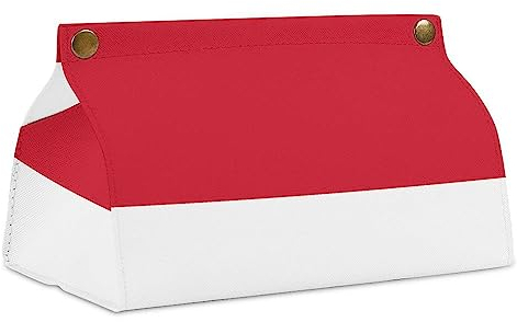 Rechteckige Taschentuchbox Aus Pu-Leder, 3D-Texturdruck, Multifunktionaler Taschentuchbox-Halter Im Land Von Monaco Für Wohnzimmer, Schlafzimmer, Kommoden, Heimbüro, Café, Studio, Jubiläum, Stil
