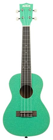 Kala KA-SPRK-GREEN - Gatsby Green Sparkle Concert Ukulele with Bag