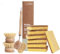Vove Natural Cleaning Duo | Bamboo Dish Brush with 2 Replacement Heads & 4 Loofah Sponges | Eco-friendly Kitchen Bundle | Plastic-Free Cleaning Set | Premium cleaning power | Natural Bristle