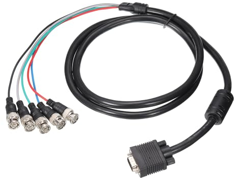 sourcing map VGA zu BNC Kabel, RGBHV zu VGA Kabel, 5 BNC zu HD15 VGA Adapter Kabel