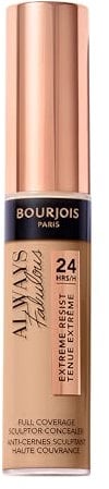 Bourjois, Always Fabulous Concealer 320 Beige, Concealer, Concealer, Hohe Deckkraft, 24h Halt, Hyaluronsäure, 10 ml