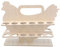 Mikikit Holz Eierhalter Stabiler Eierständer Mit Einzigartigem Design Küchen Organizer Für Hühnereier Robuste Und Sichere Aufbewahrung Für Restaurant Und Zuhause