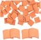 TOYANDONA 80st Mini-Steine Gefälschte Dachziegelmodelle Modellstein Masse Kinder Wasserlöslicher Mörtel Miniatur-fliesenfigur Handdekor Dünner Ziegel Statuendekor Ton Requisiten Sandkasten