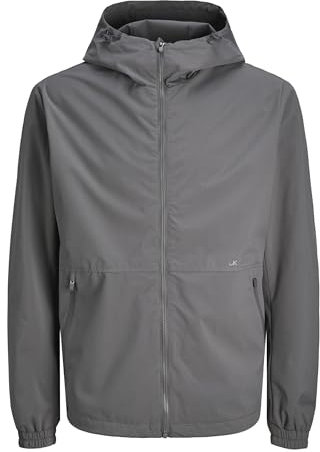 JACK & JONES Jjeurban Veste légère Sn Courte, Gris, XXL Hommes