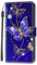 Dfjhure for Samsung Galaxy A16 Case Leather Flip Wallet Phone Case Cover Silicone Shockproof Bumper Cover Stand View Cover with Card Slots Phone Case For Samsung Galaxy A16 5G/4G- Butterfly