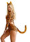 Paxrmuky Stirnband Tiger Ohren mit Schwanz Kleid Kostüm Zubehör für Frauen Frauen Karneval Karneval