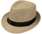 VOCUE Chapeau de Paille Élégant Tissé à la Main - Fedoras Respirant et Résistant au Soleil pour Homme et Adulte