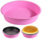 SONSMER Springform Pan Protector for 9 inch and 9.5 inch Springform Round Cheesecake Pan Silicone Baking Accessories Preventing Water from Entering