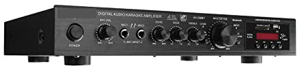 Amplificatore Auto, 4000W 5 canali Stereo AV Power 5CH Car Subwoofer Altoparlanti LED Amplificatore digitale for