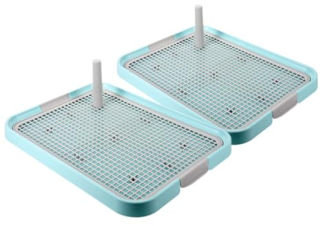 TOYANDONA 2pièces Plateau Toilette Chien Litière pour Chien Urinoir Accessoire De Formation pour Et Petite Design Anti-éclaboussures Et