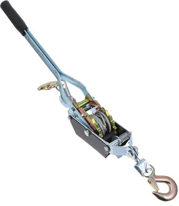 NGIRJKKLL Rope Tensioner Adjustable Come along Tool Hoist Rappelling Wire Power System Chain Link Fence Tension Puller Engine Crowbar Tow Rope Puller for Tree Felling Holder Door Rack Steel