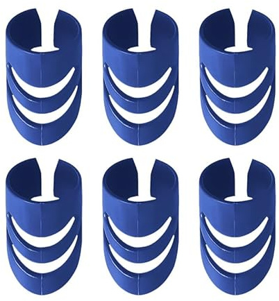6-Pack Professional Finger Picks and Thumb Picks Set Size L for Guitar Banjo Mandolin Ukulele Harp Players, Comfort Fit Design for Extended Practice and Enhanced Sound Performance