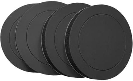 Ronyme 4x 6.5 Foam Speaker Enhancer Car Door Speaker Foam Pad Noise Reduction Gasket 360° Surround Sponge Bass Kit Baffle, 19.5cmx2.5cm