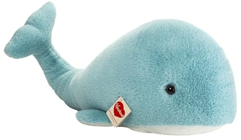 Teddy Hermann 93979 Wal Wanda 42 cm, Kuscheltier | Besonders flauschiger Premium-Plüsch, mit viel Liebe zum Detail, ab 0 Monaten, waschbar, weicher Plüsch