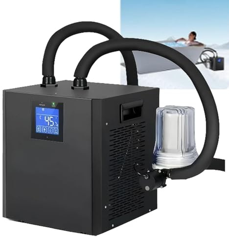 Cold Plunge Ice Bath Chiller mit knopfgesteuertem Wassersystem, Außenfilter & Dual-Pumpen-Erholung für Sportler