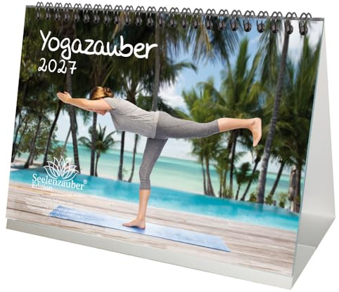 Yogazauber DIN A5 Tischkalender für 2027 Yoga - Seelenzauber