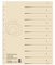 Herlitz 10840205 Trennblatt, Manilakarton, 180 g/qm, chamois (1x 100er Pack /A4)
