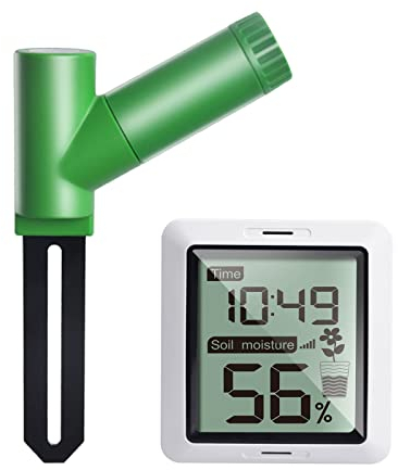 Ecowitt WH0291 pianta di umidità del terreno tester misuratore di umidità del terreno sensore digitale con display LCD per prato giardino cura delle piante in vaso per interni ed esterni