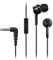 Panasonic RP-TCM115E-K Auriculares Internos de Tipo Canal, Graves Potentes, Micrófono en Línea, Compatibles con Smartphone, Cable de 1,2 m, Negro