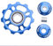 Poulie Derailleur Velo,Gt Derailleur 11V,Gt Dérailleur ère 12 Dents,11T Roues Pour Dérailleur ère Vtt Vélo Poulie,Bleu