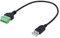 CERRXIAN Câble d'extension USB 2.0 sans soudure - Pas de soudure nécessaire (USB M)